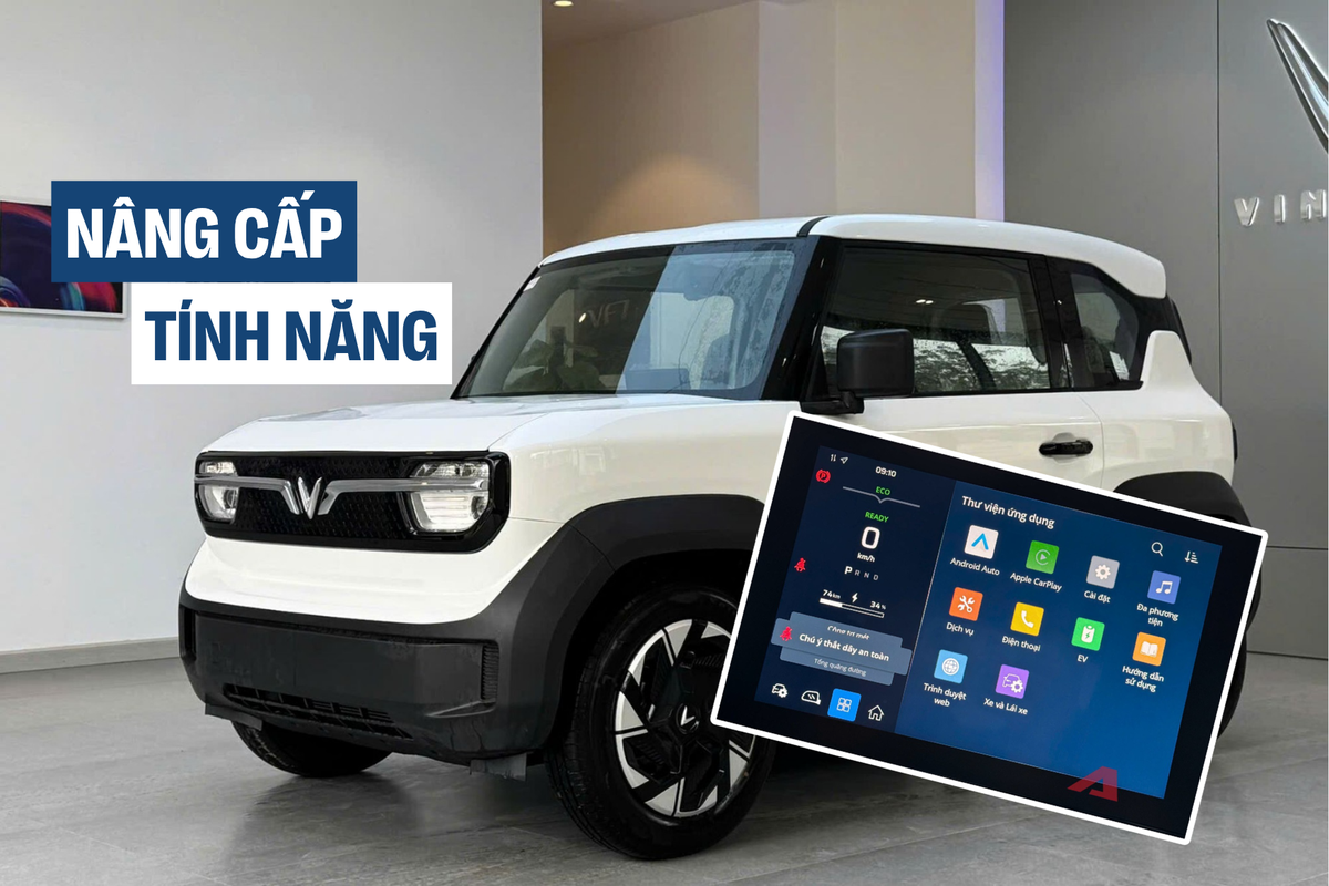 VinFast mở gói nâng cấp chính hãng cho VF 3: Đánh đổi hơn chục ly trà sữa được hiển thị bản đồ trên màn hình, xe vẫn giữ nguyên ‘zin’