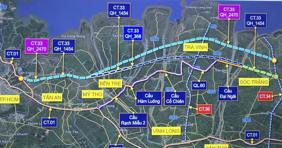 Năm tỉnh, thành thống nhất đầu tư cao tốc ven biển nối TPHCM - Cần Thơ