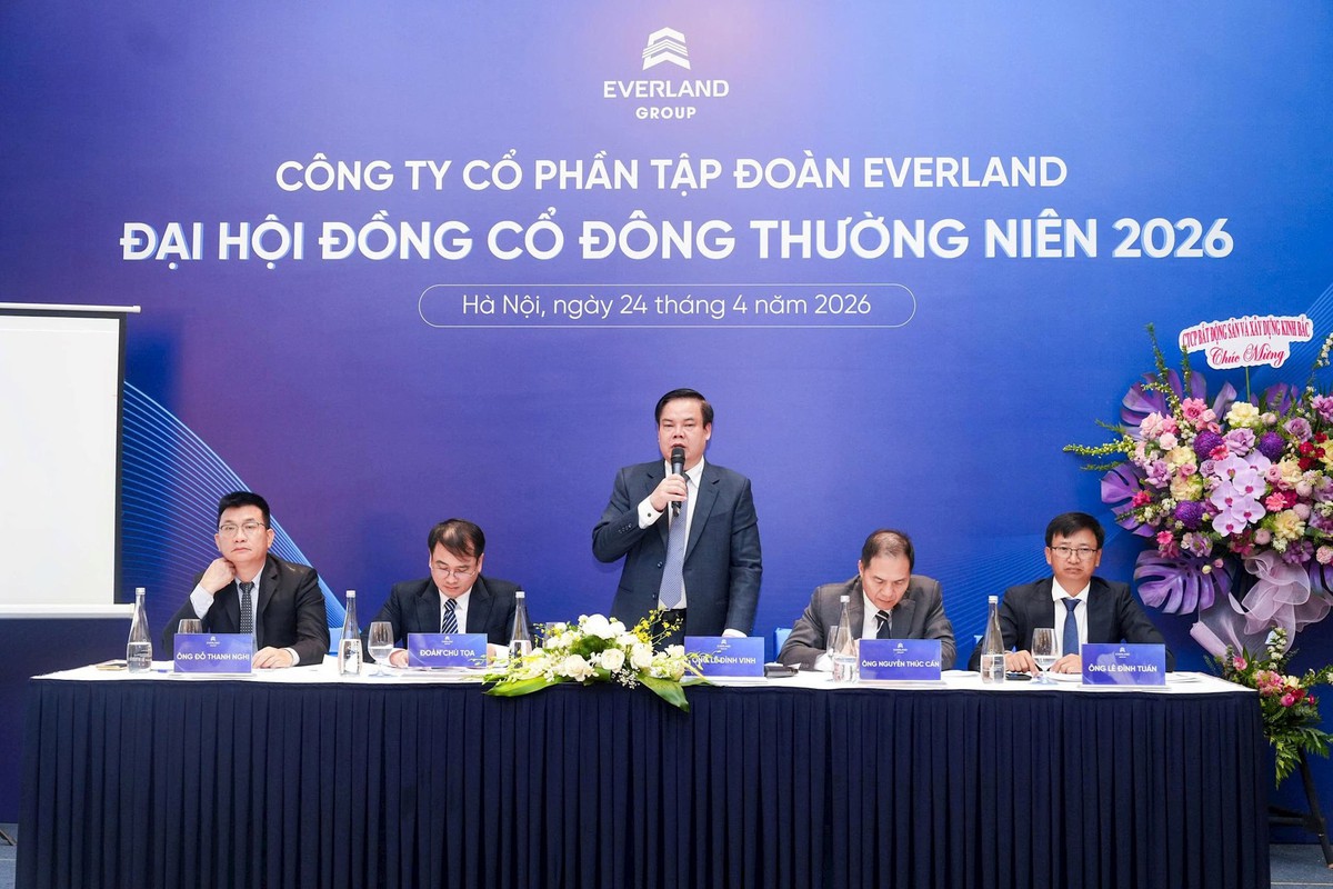 ĐHCĐ Everland: Chốt tăng trưởng 2 con số, 2026 sẽ là năm đặt nền móng cho giai đoạn tăng trưởng mới