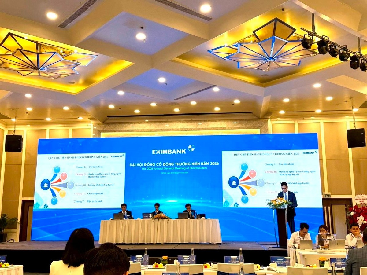 ĐHCĐ Eximbank: Mục tiêu lợi nhuận hơn 1.500 tỷ, bầu thay thế nhiều thành viên HĐQT, Ban Kiểm soát