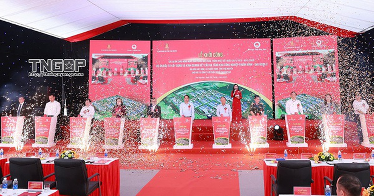 Khởi công loạt dự án lớn, tổng vốn đầu tư gần 8.500 tỷ đồng tại tỉnh định hướng lên thành phố trực thuộc Trung ương