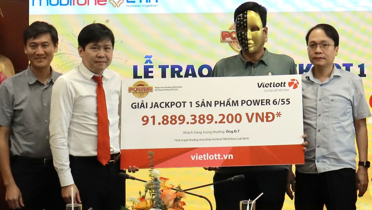 Đang chuẩn bị bữa tối, doanh nhân nhận tin trúng độc đắc gần 92 tỷ đồng