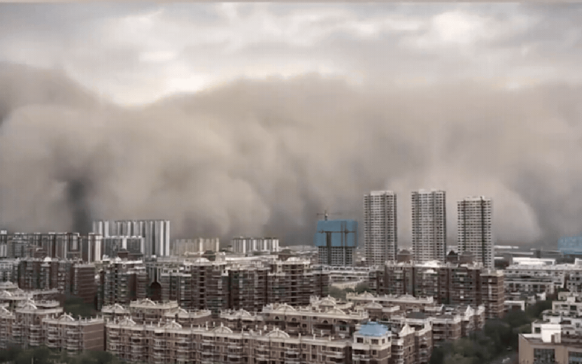 Khung cảnh tựa trong phim tận thế tại Trung Quốc