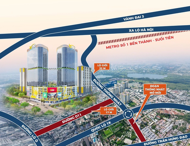 Sở hữu ưu thế tâm điểm kết nối, Bcons Center City rộng cửa đầu tư - Ảnh 1