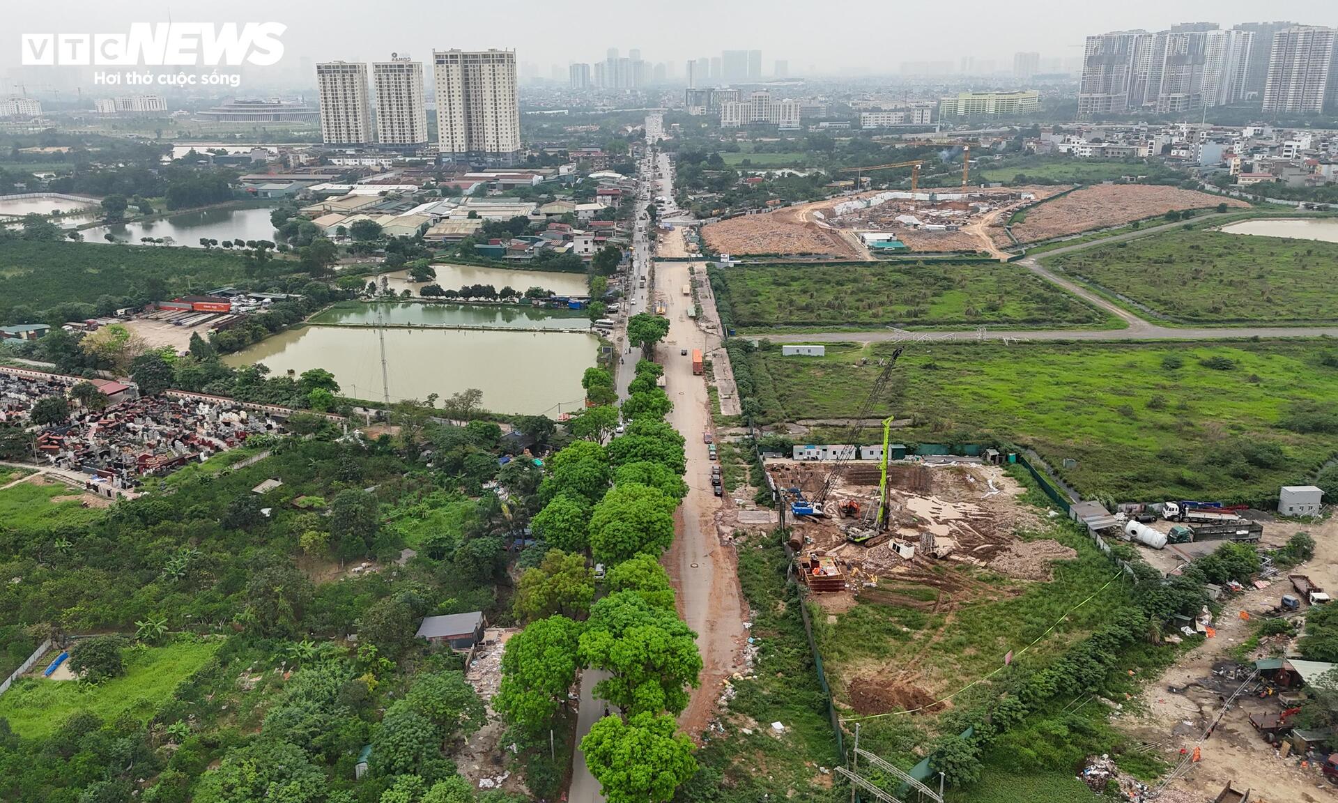 Cận cảnh tuyến đường 70 dài 5km ở Hà Nội được yêu cầu hoàn thành năm 2026 - Ảnh 9