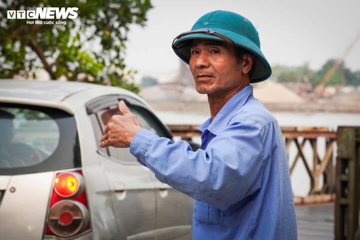 Cầu phao 30 năm tuổi ở Ninh Bình 'oằn mình' gánh tải chờ ngày được thay thế - Ảnh 10