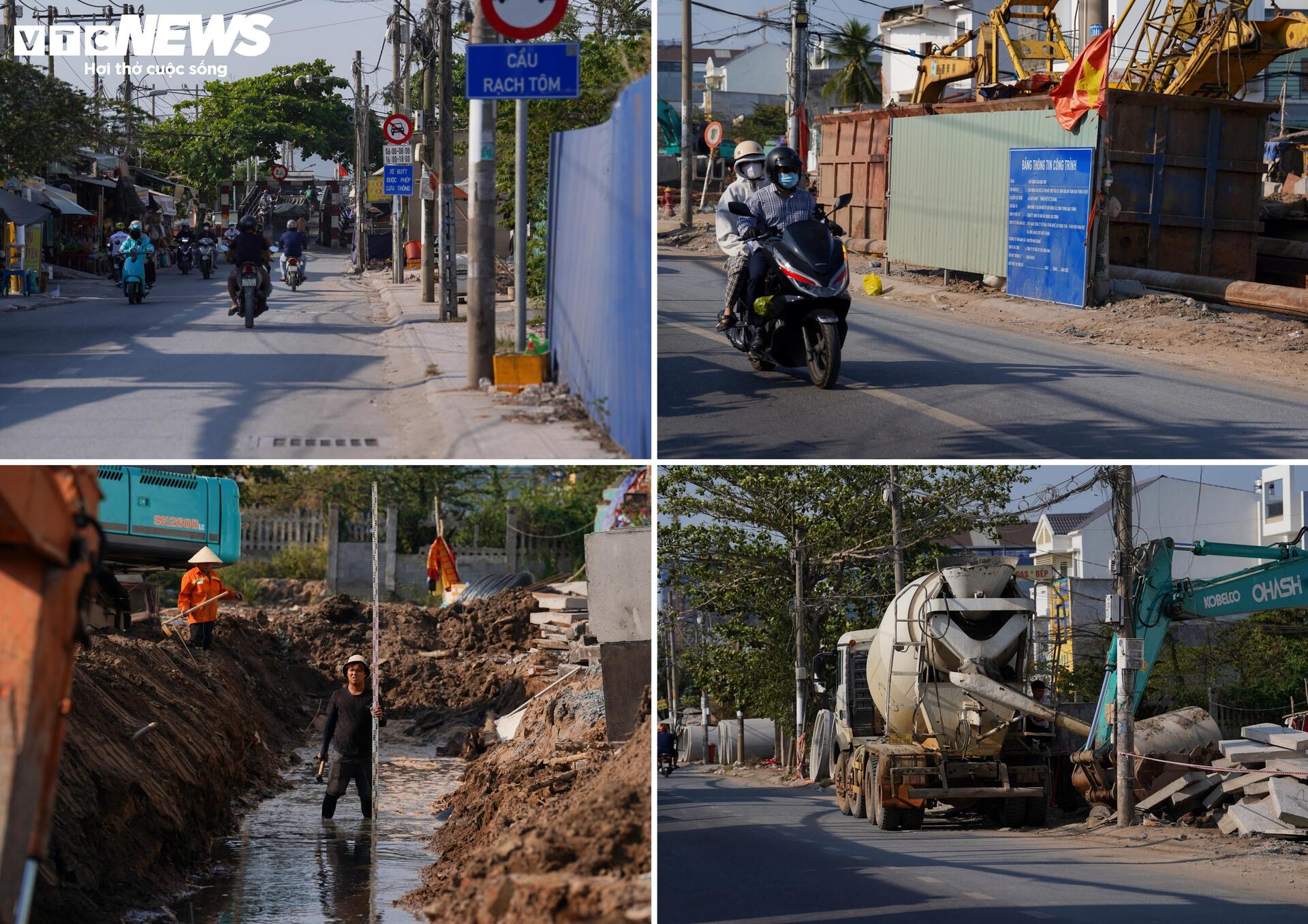 Hiện trạng dự án cầu 500 tỷ ở TP.HCM sau gần 1 năm khởi công - Ảnh 2