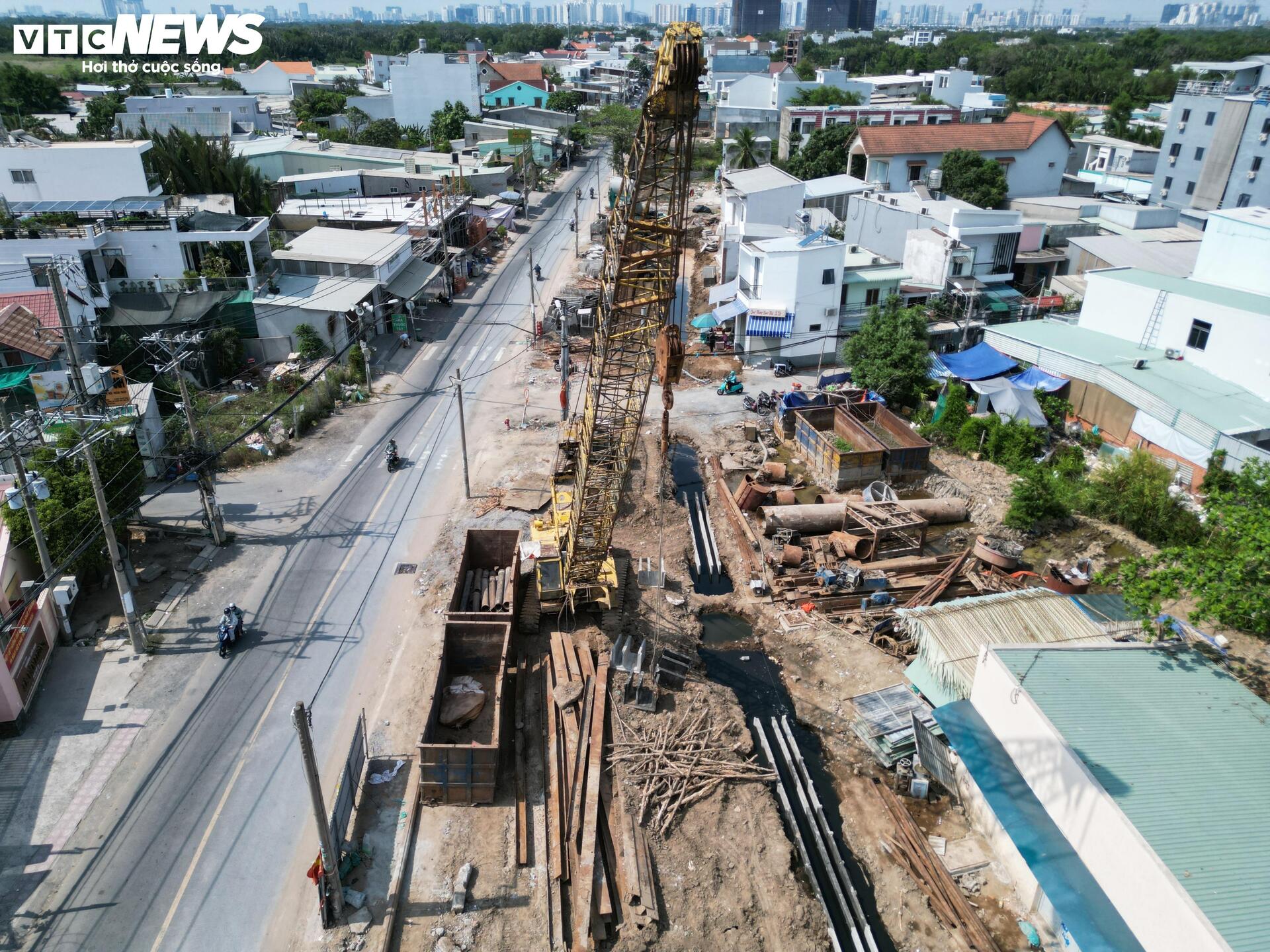 Hiện trạng dự án cầu 500 tỷ ở TP.HCM sau gần 1 năm khởi công - Ảnh 3