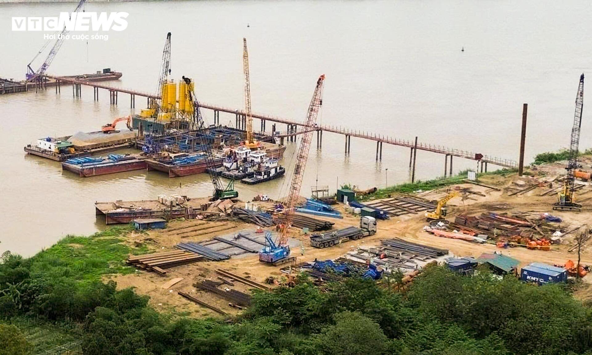 Bên trong đại công trường cầu Trần Hưng Đạo gần 16 nghìn tỷ đồng ở Hà Nội - Ảnh 3