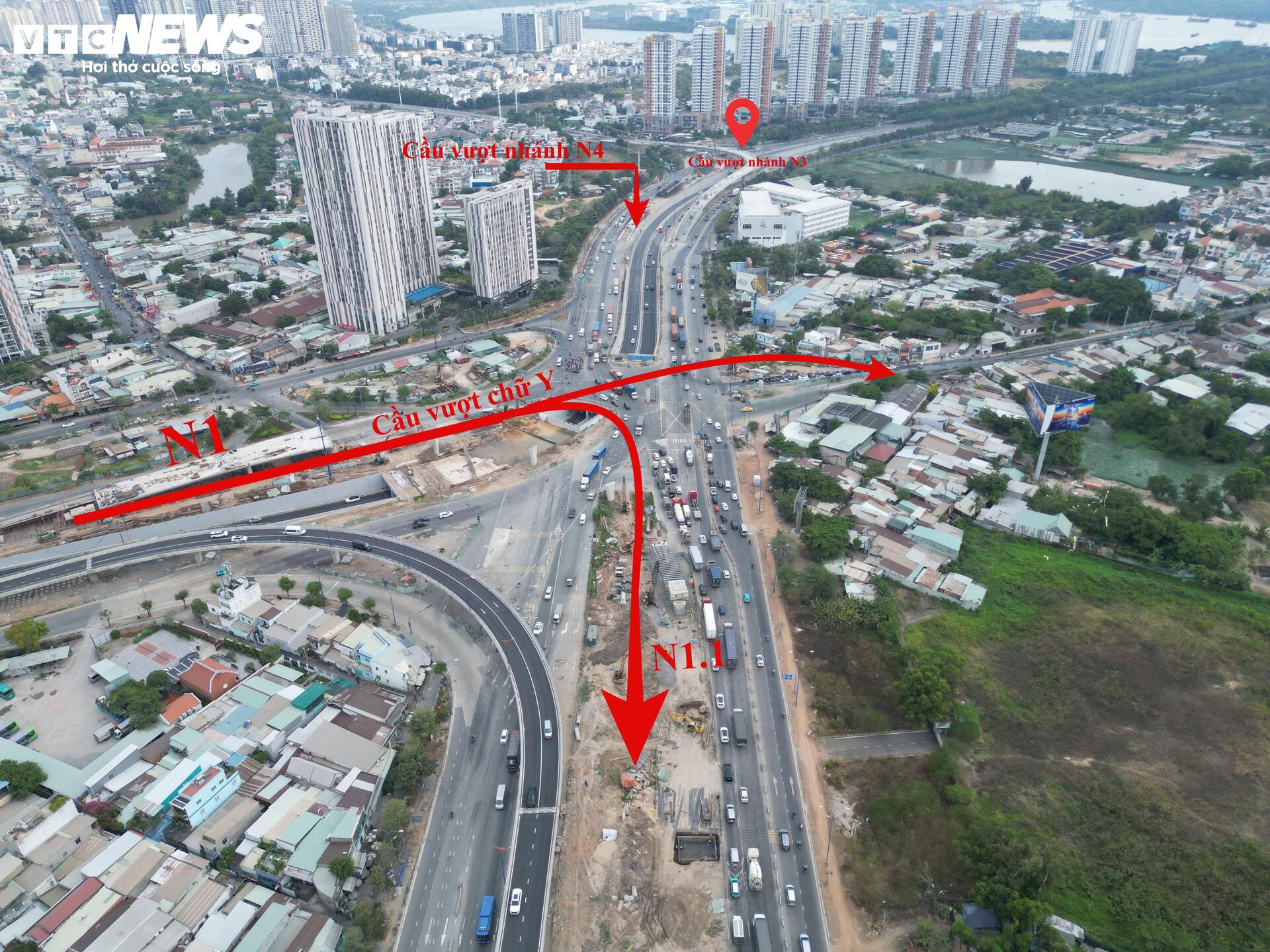 Cầu vượt nút giao 3.400 tỷ đồng ở TP.HCM tăng tốc về đích - Ảnh 9