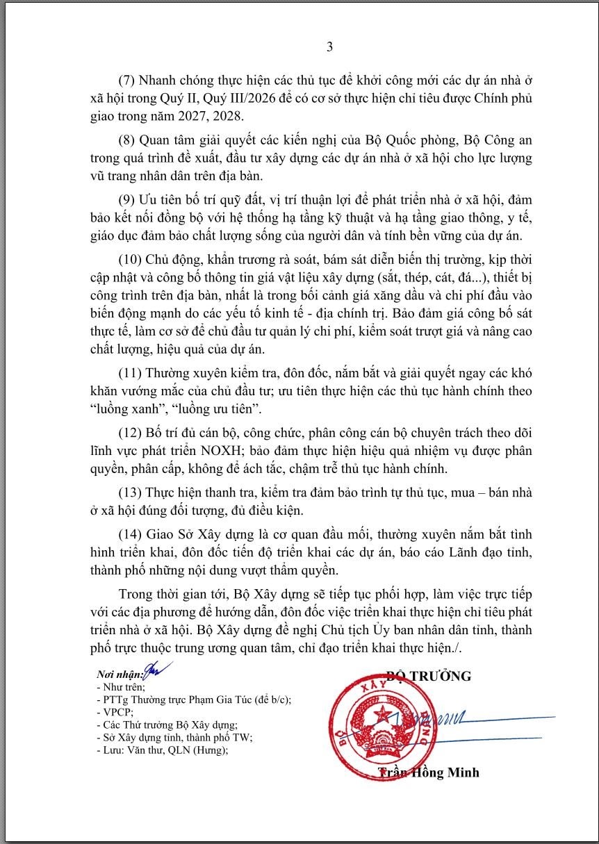 Bộ Xây dựng: Một số địa phương chưa thực sự quan tâm đến công tác phát triển nhà ở xã hội - Ảnh 2