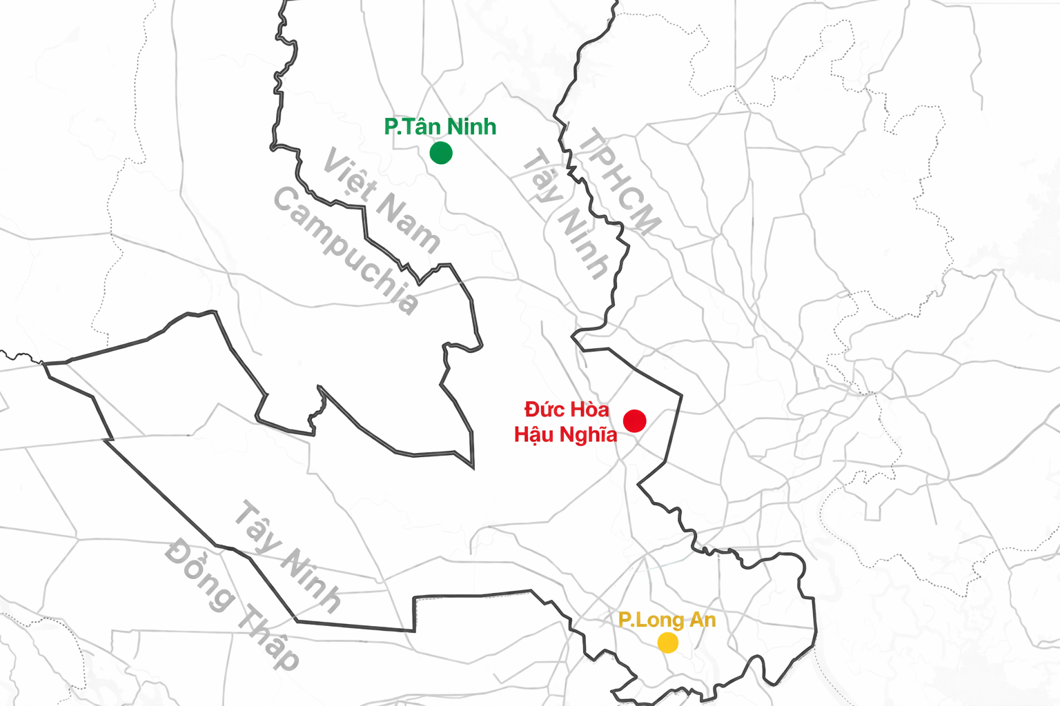 Toàn cảnh khu vực Đức Hòa - Hậu Nghĩa, nơi sẽ trở thành trung tâm mới của Tây Ninh - Ảnh 1
