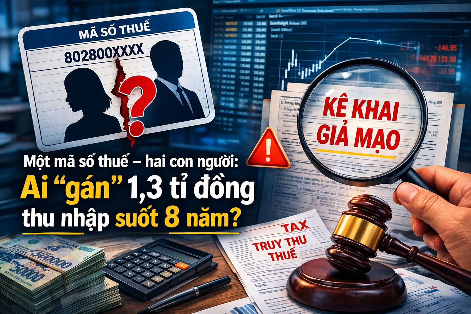 Chưa từng đi làm vẫn bị “gán” thu nhập 1,3 tỉ, đối mặt truy thu - Ảnh 1