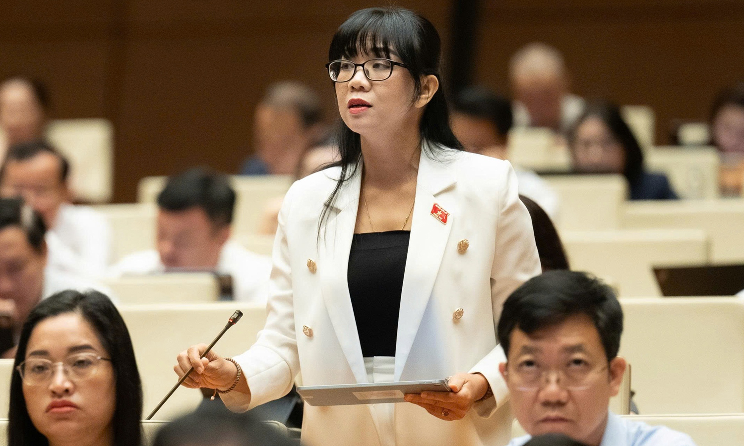 Đại biểu Quốc hội đề xuất Hà Nội cho đỗ xe trên vỉa hè có điều kiện - Ảnh 2