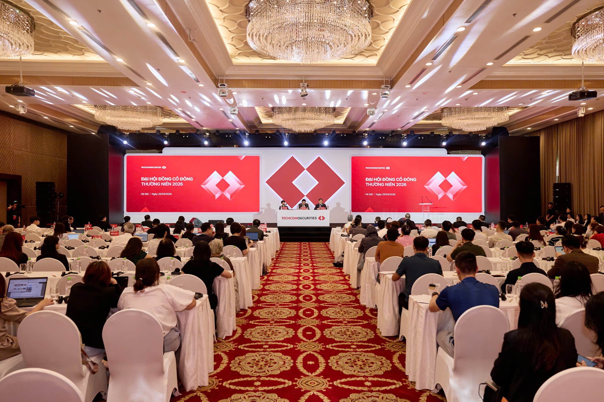 ĐHĐCĐ TCBS: Mục tiêu lãi trước thuế kỷ lục 7.500 tỷ đồng, trả cổ tức 20% bằng cổ phiếu - Ảnh 1