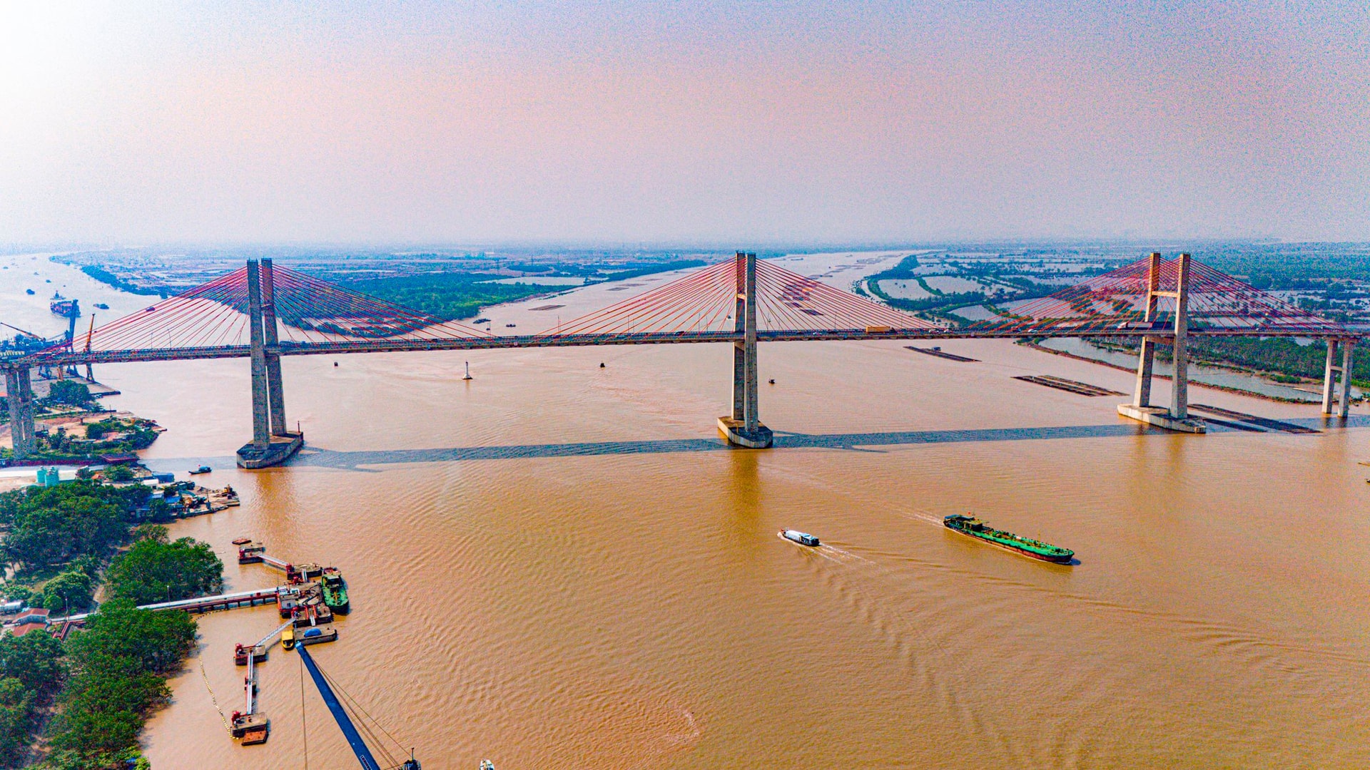 Siêu cầu dây văng dài 5 km do người Việt tự thiết kế, thi công: Riêng dây cáp nặng 800 tấn, lọt top 3 thế giới về số nhịp - Ảnh 4