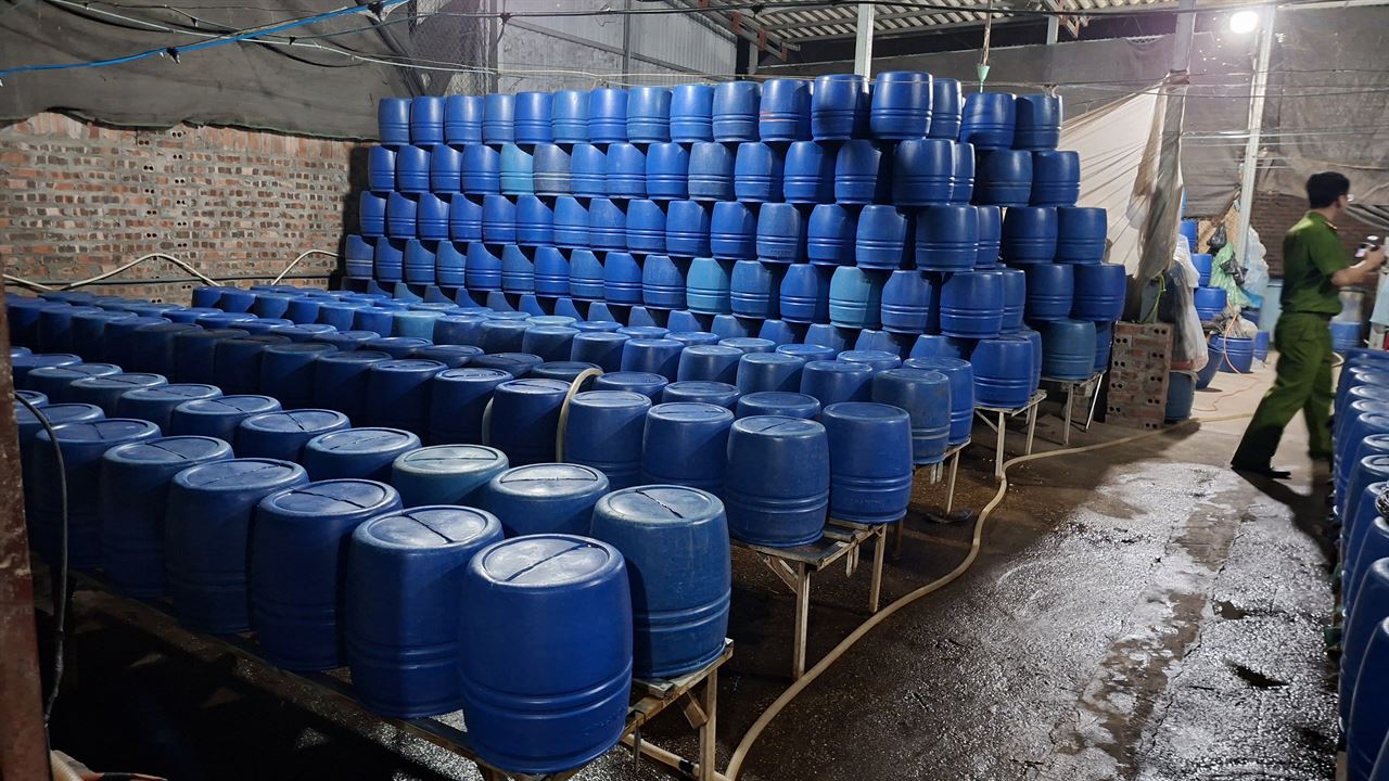 Cận cảnh bên trong cơ sở sản xuất hơn 500 tấn giá đỗ có sử dụng chất độc hại - Ảnh 5