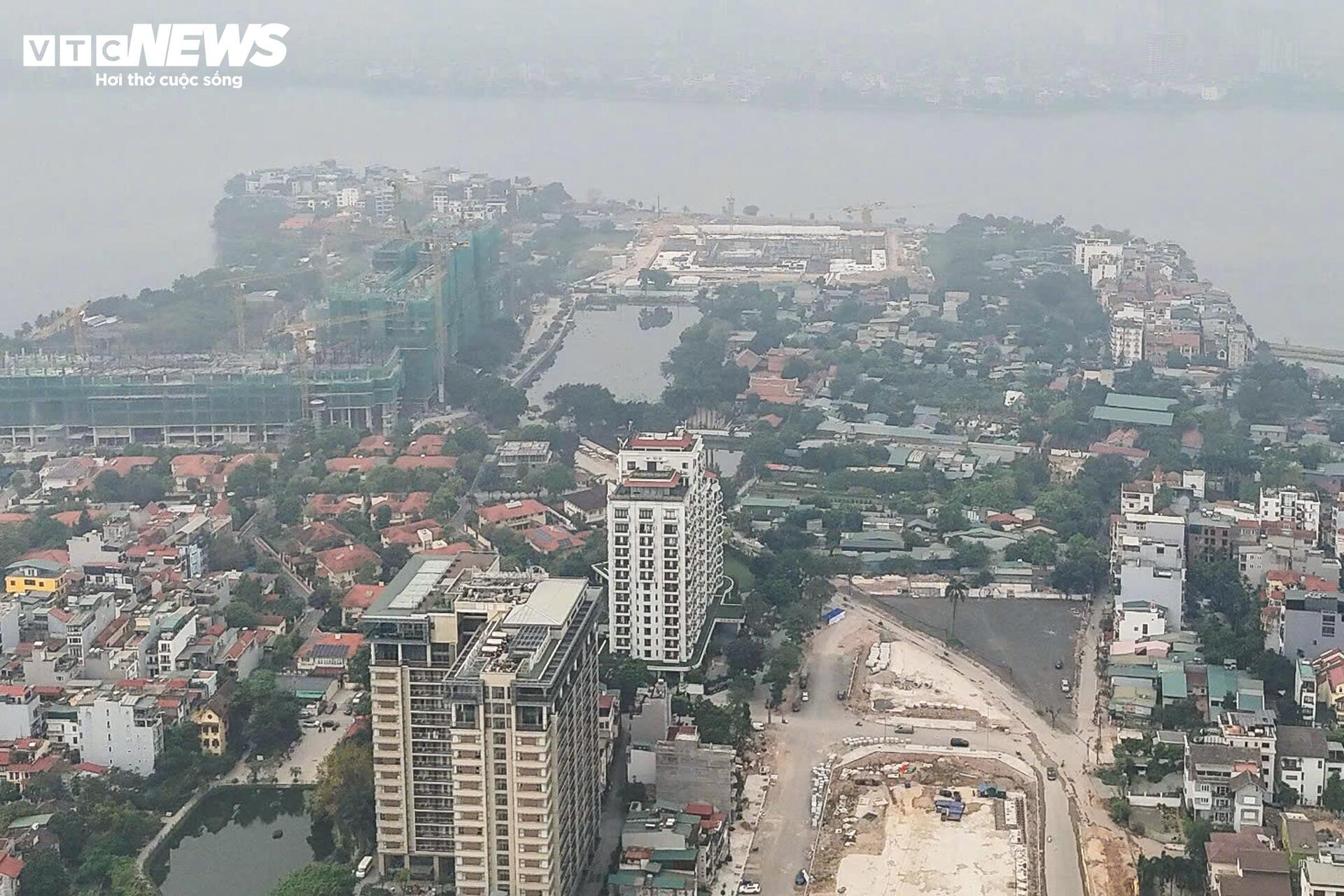 Hiện trạng đoạn đường 100m trị giá hơn 600 tỷ đồng vừa khởi công ở Hà Nội - Ảnh 9