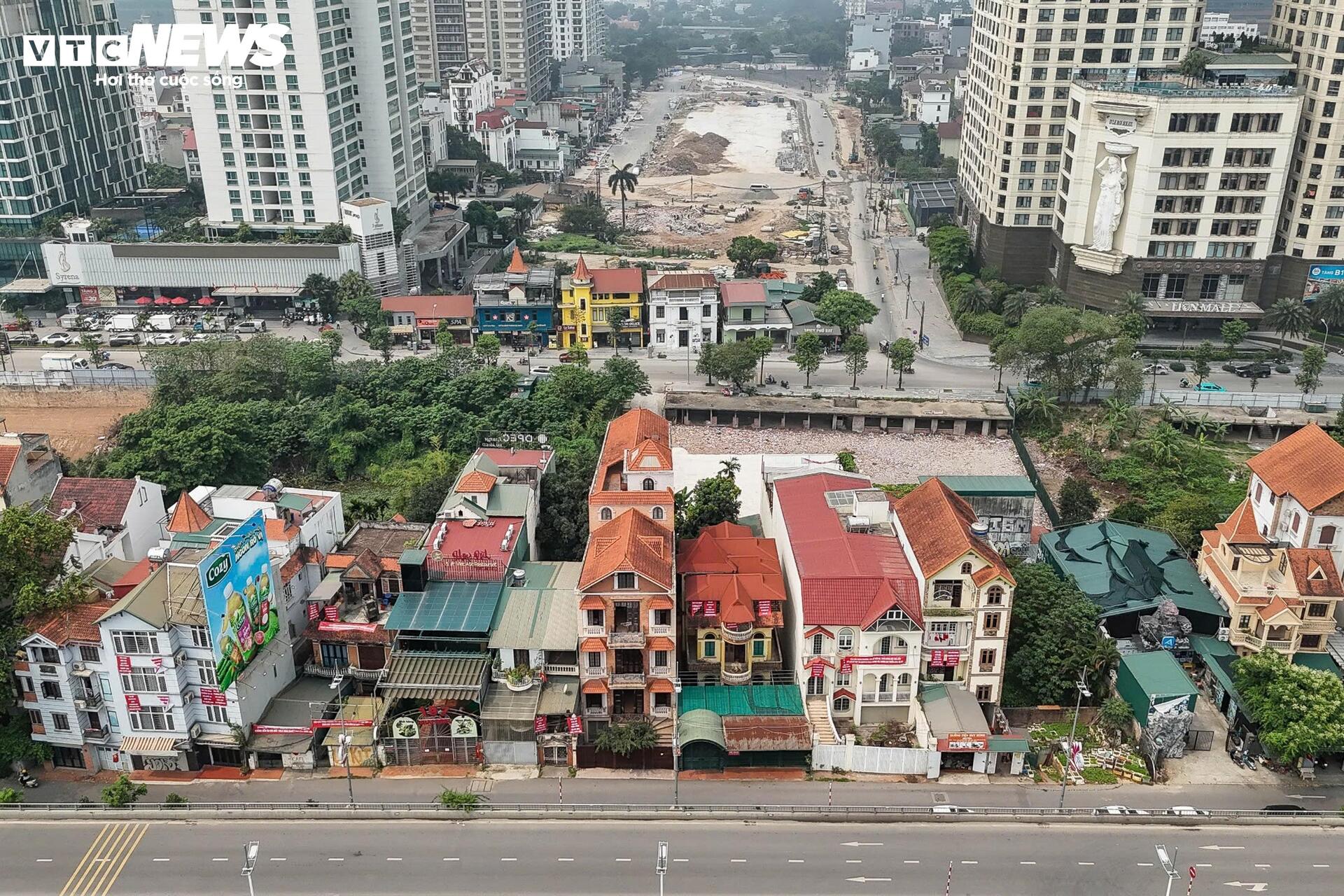 Hiện trạng đoạn đường 100m trị giá hơn 600 tỷ đồng vừa khởi công ở Hà Nội - Ảnh 5