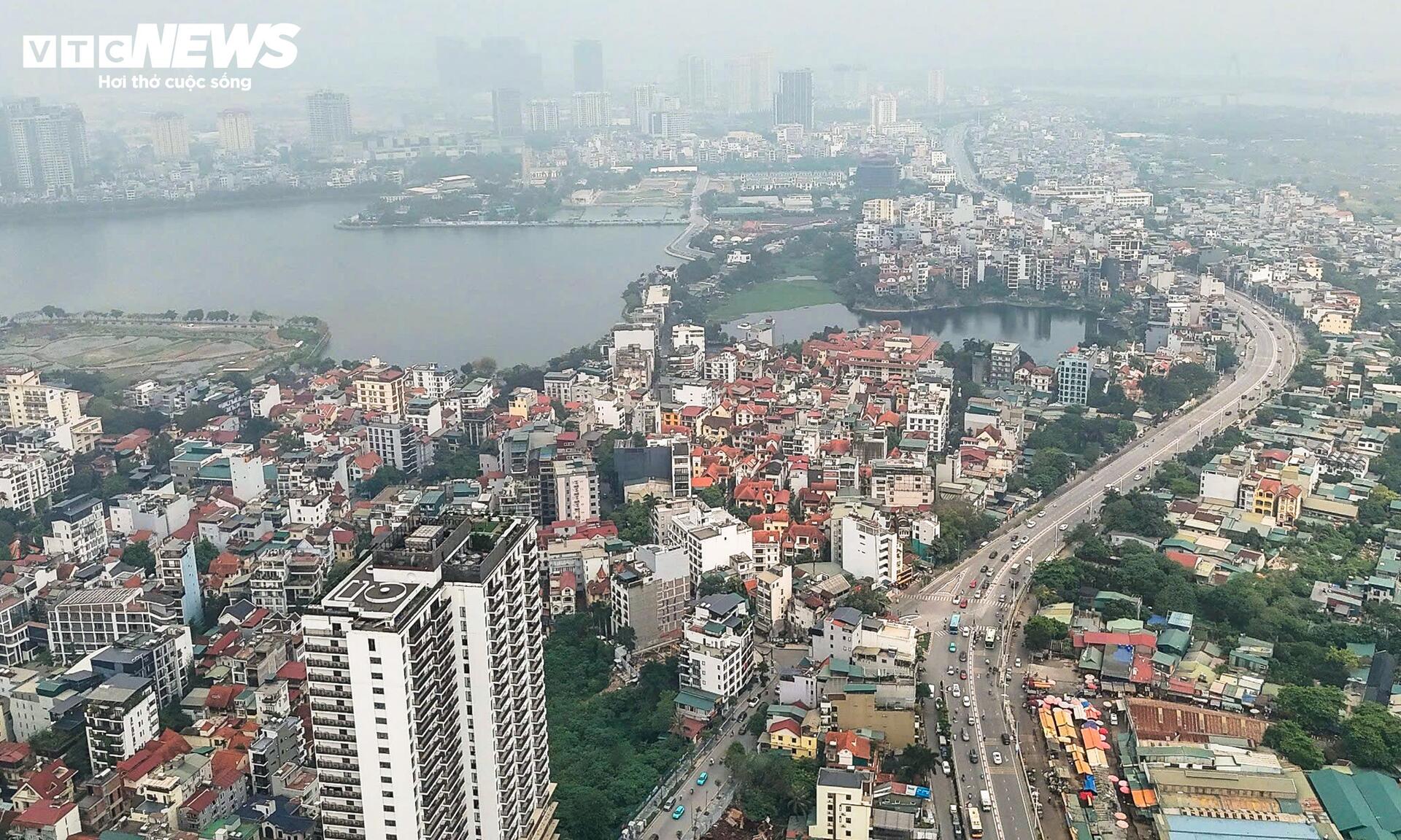 Hiện trạng đoạn đường 100m trị giá hơn 600 tỷ đồng vừa khởi công ở Hà Nội - Ảnh 8