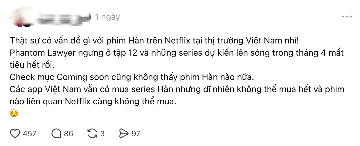 Chuyện gì đang xảy ra với Netflix Việt Nam? - Ảnh 1