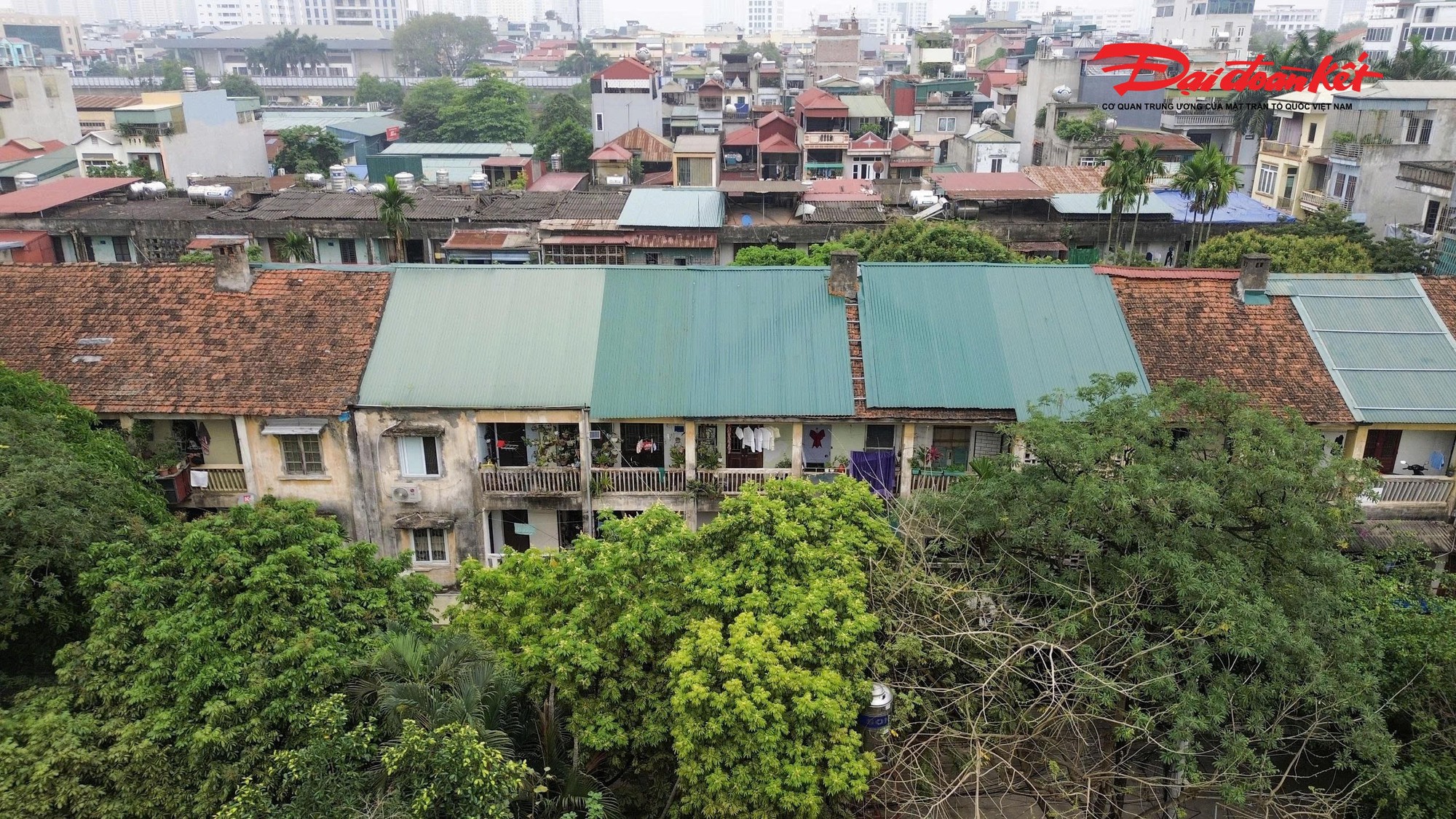 Toàn cảnh khu tập thể xuống cấp, Hà Nội sắp thay thế bằng chung cư 34 tầng - Ảnh 1