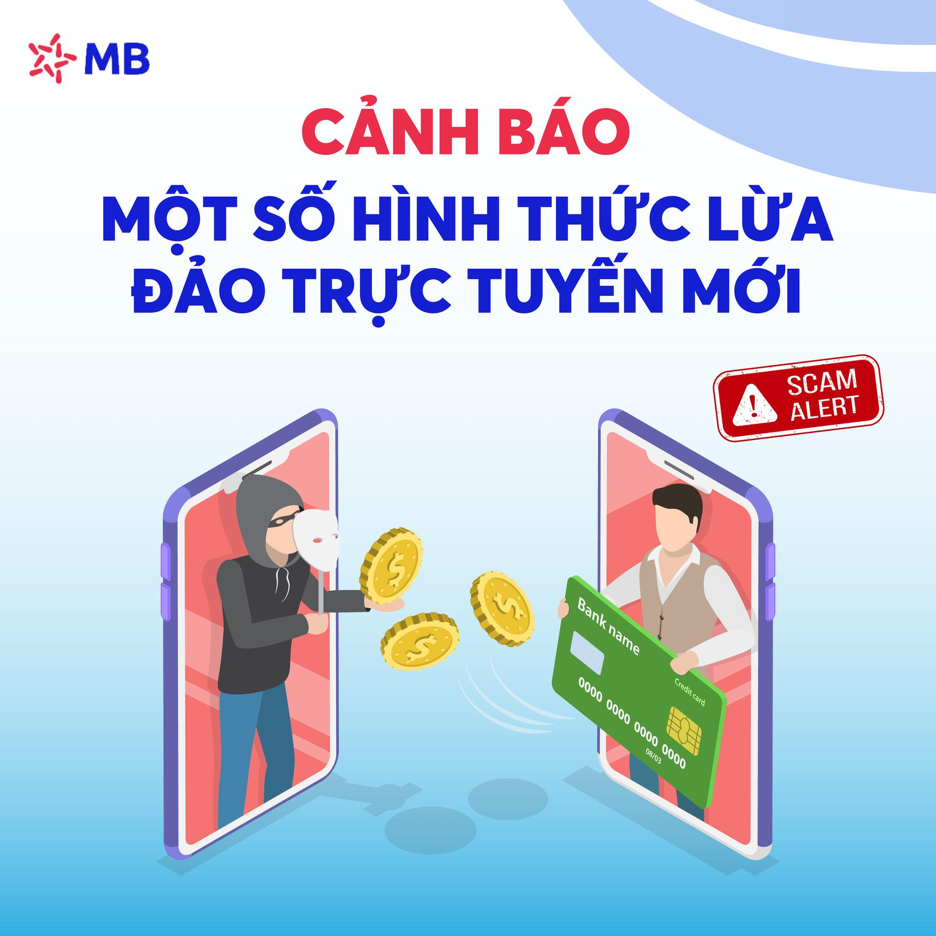 Ngân hàng Quân đội thông báo tới tất cả khách hàng: Cảnh giác với những chiêu thức lừa đảo sau - Ảnh 1