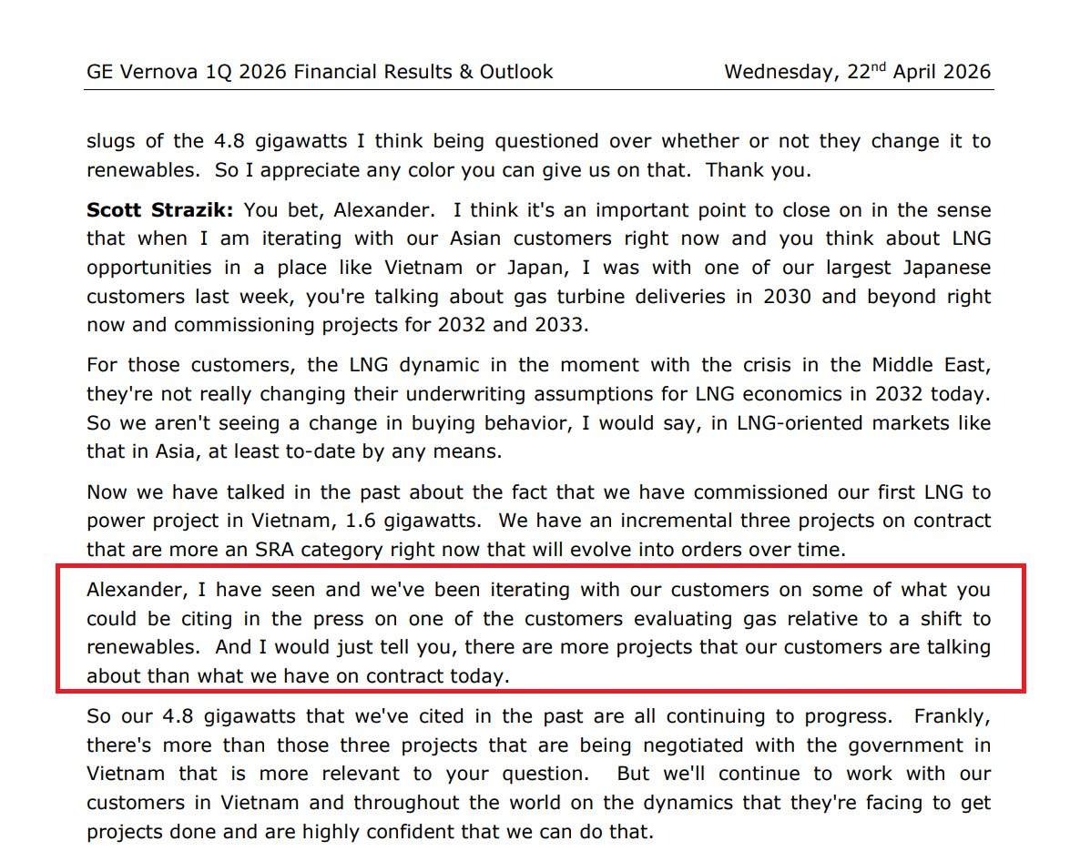 GE Vernova của Mỹ nói gì trước thông tin 1 đối tác Việt Nam cân nhắc bỏ điện khí LNG, chuyển sang năng lượng tái tạo - Ảnh 1