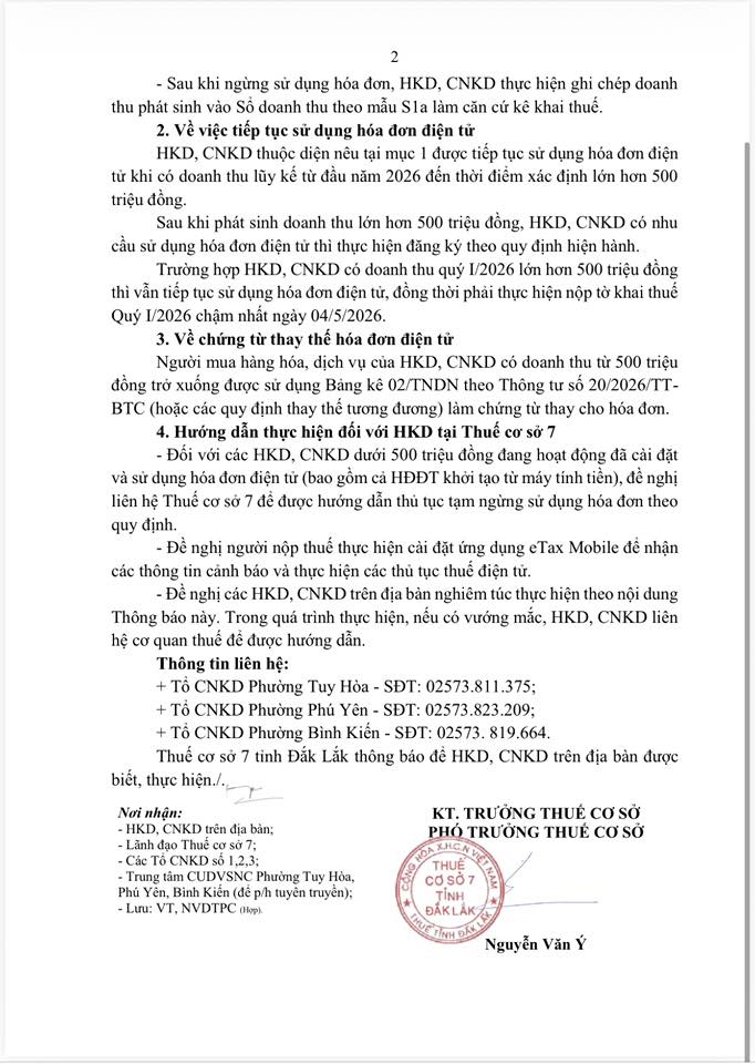 Xử phạt Hộ kinh doanh dưới 500 triệu đồng xuất hóa đơn điện tử: Chuyên gia Thuế nói gì? - Ảnh 2