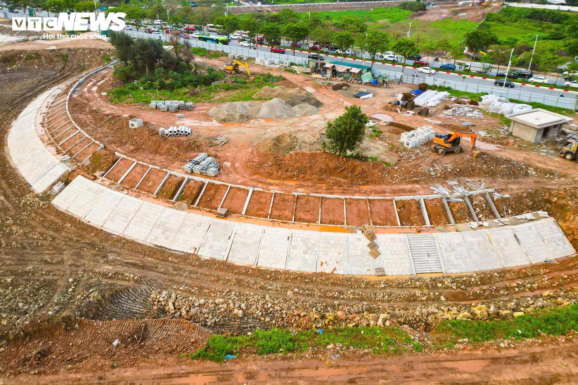 Mục sở thị 'siêu hồ' hơn 30ha giúp giảm ngập phía Đông Hà Nội - Ảnh 8