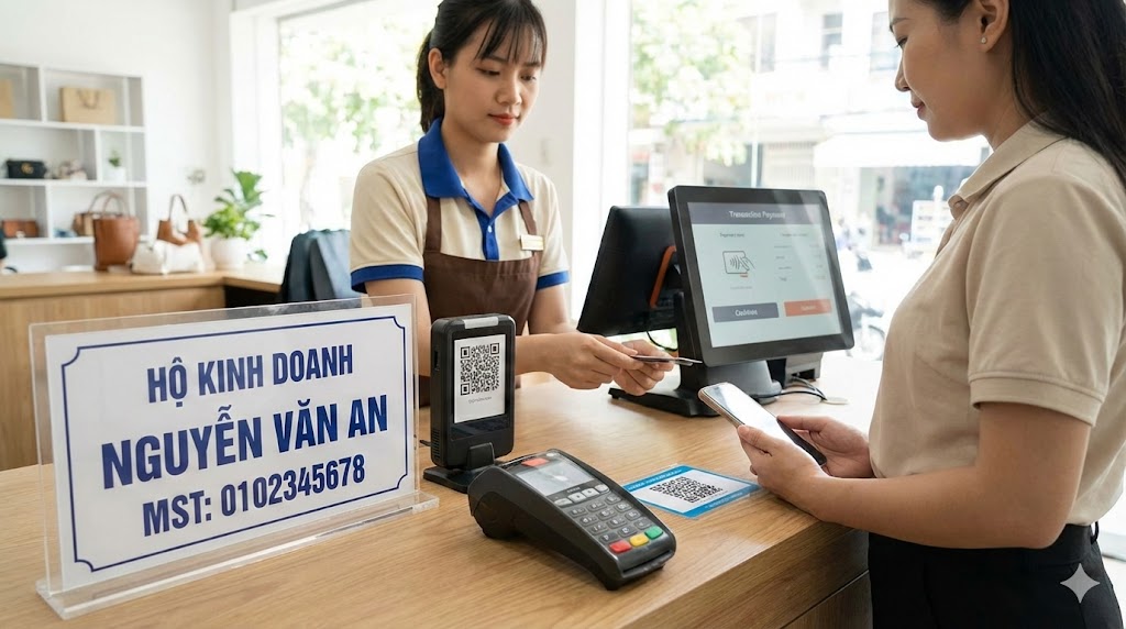 Cục Thuế khẳng định: Không bắt buộc lập tài khoản mang tên hộ kinh doanh - Ảnh 1