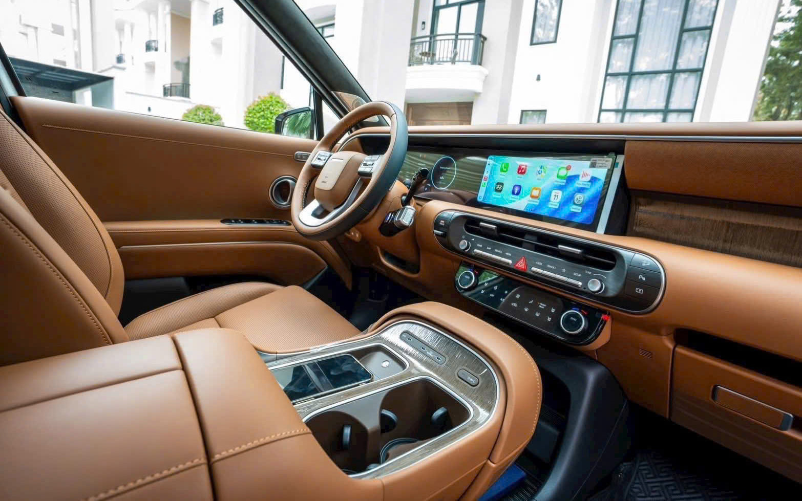 Đại lý báo Hyundai Palisade giá tạm tính từ hơn 1,7 tỷ đồng tại Việt Nam: 3 phiên bản, tùy chọn máy xăng turbo, hybrid mạnh hơn Santa Fe - Ảnh 5