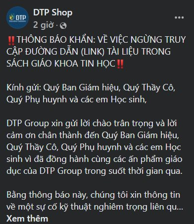 Xuất hiện link "web đen" trong sách Tin học lớp 3: Nhà phát hành ra khuyến cáo khẩn cấp - Ảnh 2