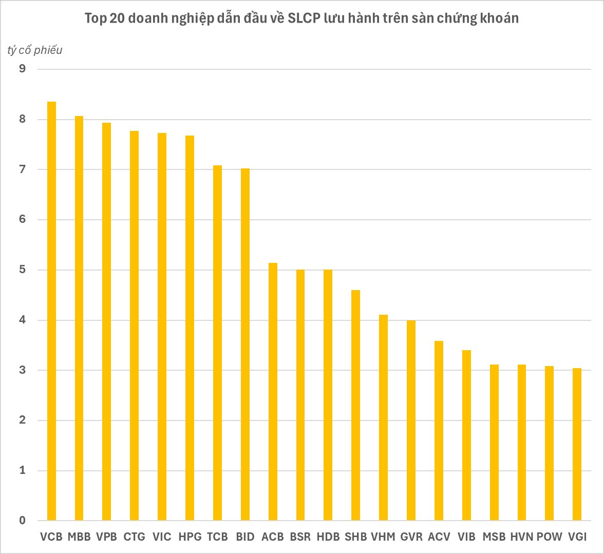Chứng sĩ liệu có biết: Loạt "gã khổng lồ" Việt Nam sở hữu "núi" cổ phiếu đủ chia cho 8 tỷ người trên Trái Đất - Ảnh 1