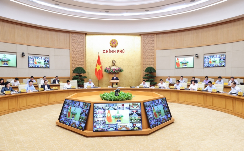 Thủ tướng chủ trì phiên họp thường kỳ và Hội nghị trực tuyến Chính phủ với địa phương - Ảnh 1