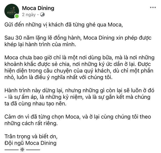 Nhà hàng fine dining tại phố cổ Hà Nội đóng cửa sau 30 năm hoạt động - Ảnh 1