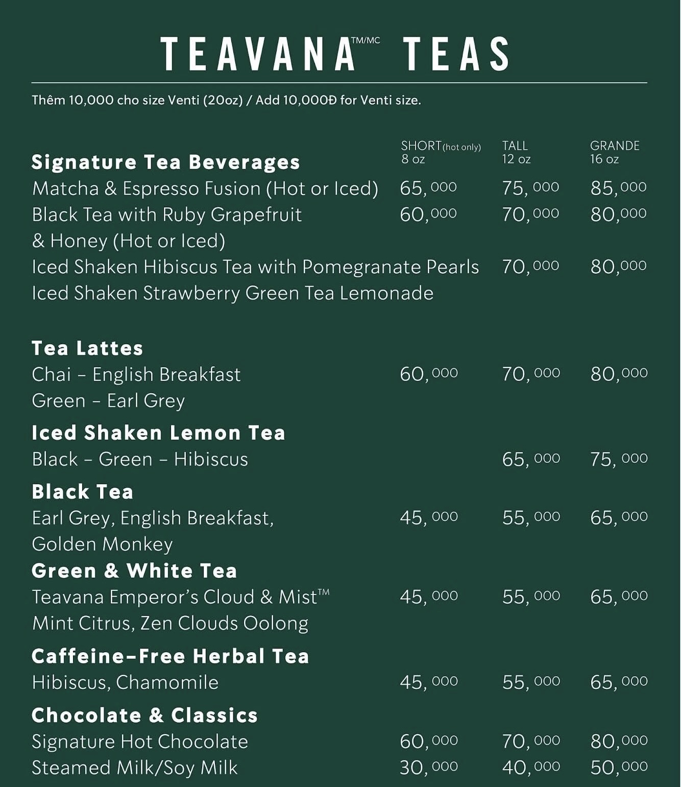 Tranh cãi menu chuỗi đồ uống nổi tiếng không dùng tiếng Việt, đi uống nước vẫn phải  “làm bài kiểm tra ngoại ngữ”? - Ảnh 1