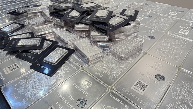 Sáng nay, giá bạc đồng loạt giảm - Ảnh 1