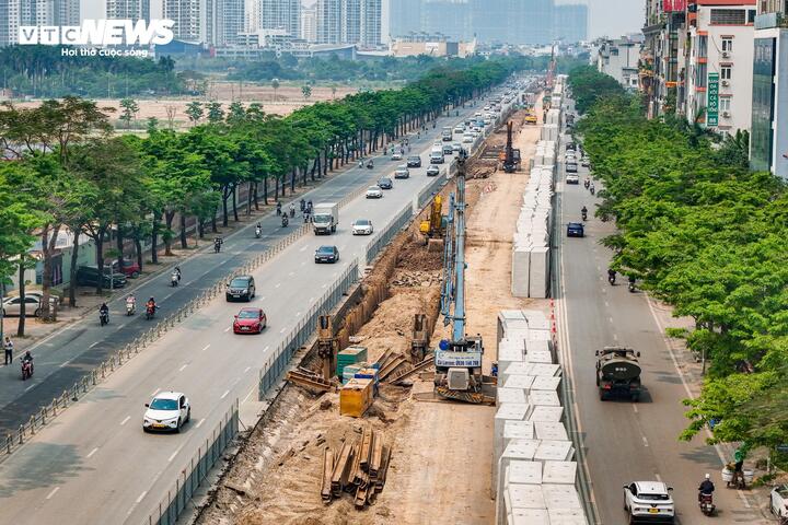 Hà Nội tăng tốc thi công kênh 920 tỷ đồng dẫn nước 'hồi sinh' sông Tô Lịch - Ảnh 12