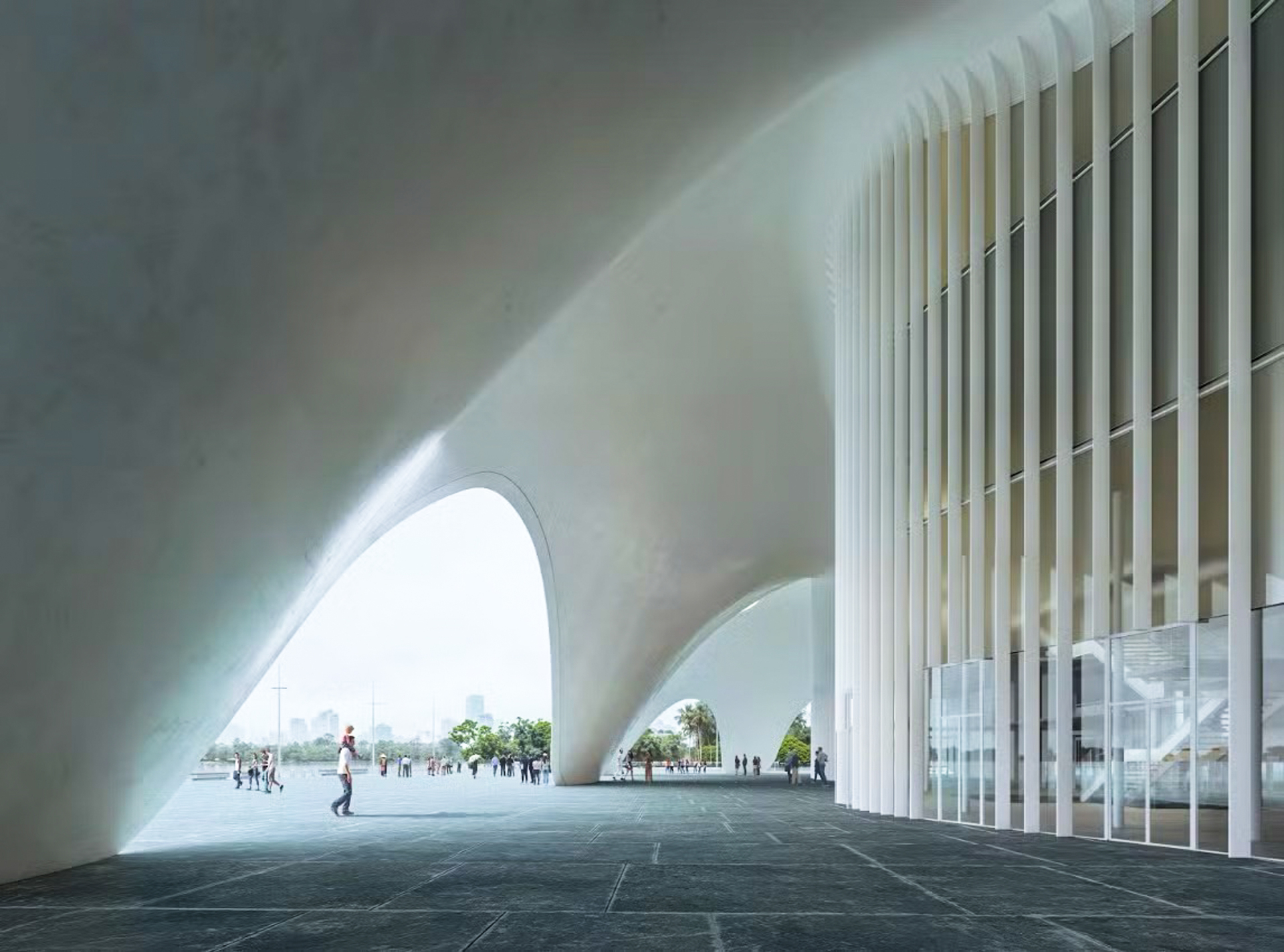 Cận cảnh nhà hát Opera Hà Nội dần lộ diện ở bán đảo Quảng An - Ảnh 9