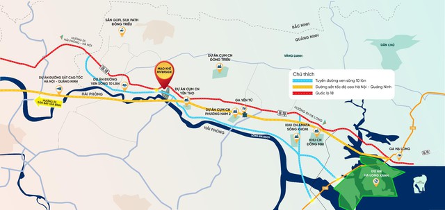 Sắp mở bán Mạo Khê Riverside kết nối Quảng Ninh, Hải Phòng, Bắc Ninh và sân bay Gia Bình - Ảnh 1