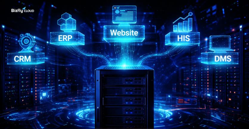 Hệ thống DN (ERP/HIS/DMS...) không có cơ chế HA, failover, chỉ 1 lỗi nhỏ cũng có thể bị gián đoạn & ảnh hưởng hoạt động kinh doanh - Ảnh 1