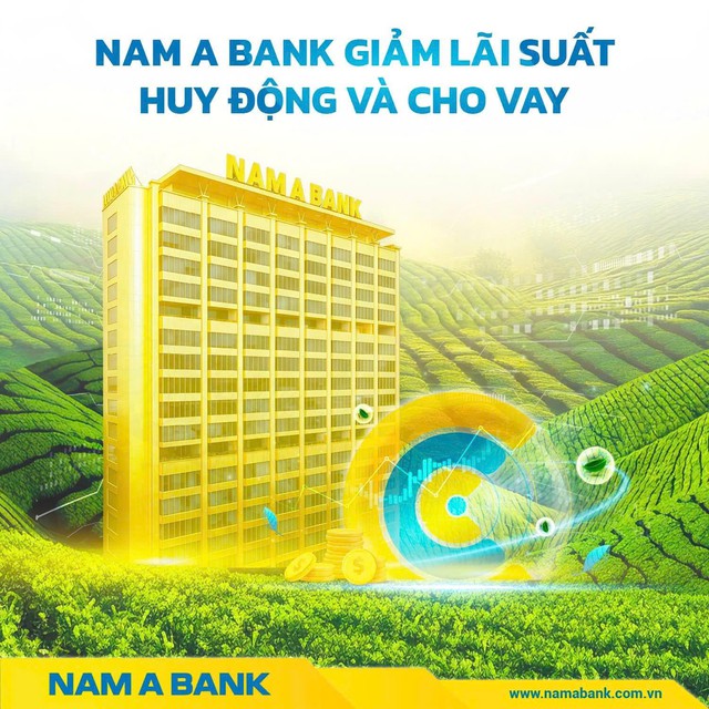 Nam A Bank giảm lãi suất cho vay lên đến 3% - Ảnh 1