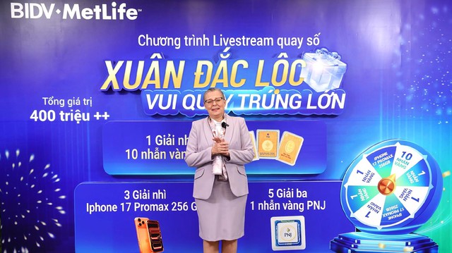 BIDV MetLife công bố kết quả chương trình quay thưởng hơn 431 triệu đồng - Ảnh 1