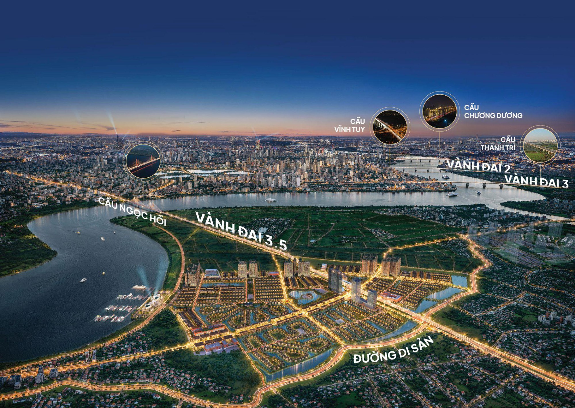 Vành đai 3.5 – cầu Ngọc Hồi tăng tốc: Dự án nào hưởng lợi trực tiếp? - Ảnh 1
