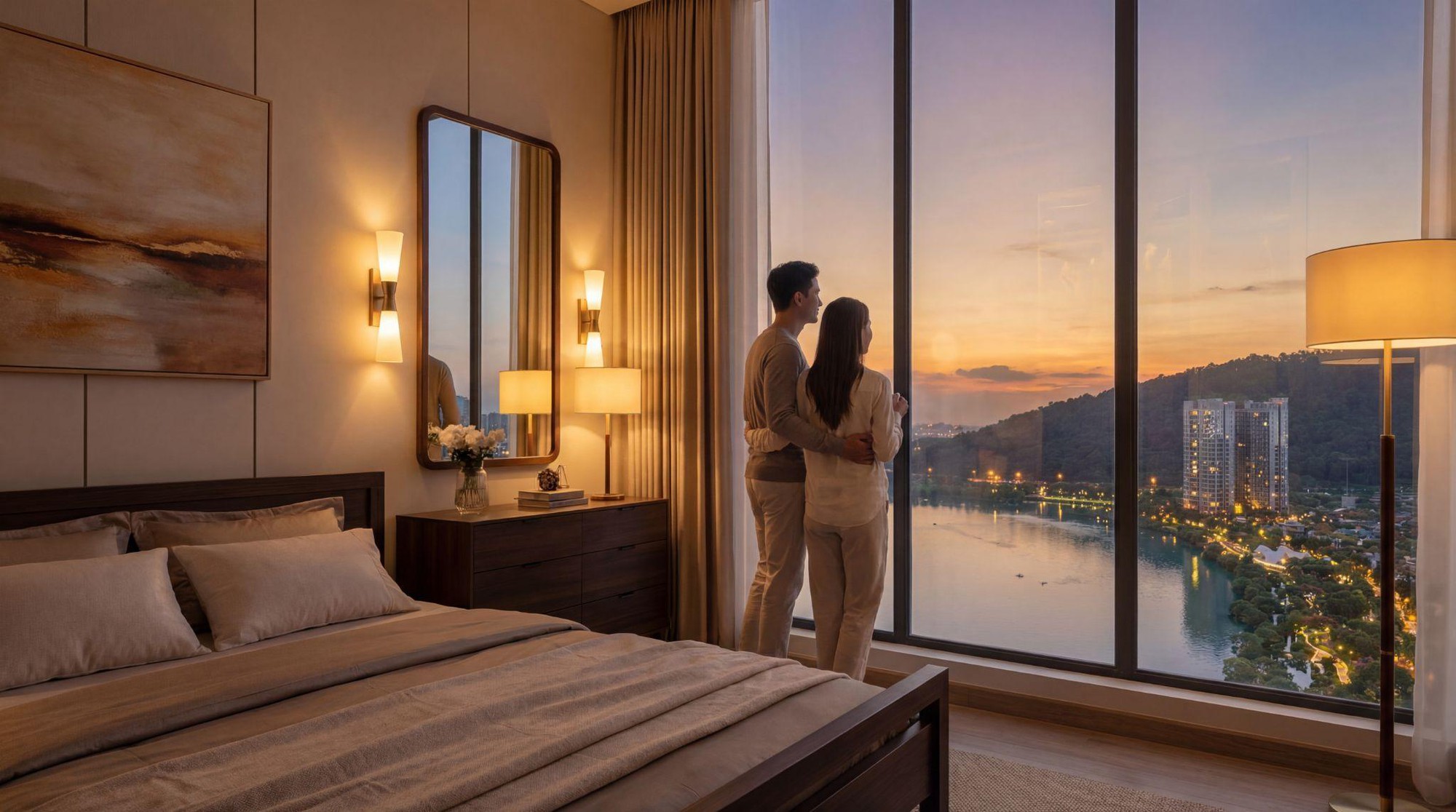 Khung hình “đậm chất điện ảnh” từ ban công căn hộ Onsen 3 Nam Nha Trang - Ảnh 1