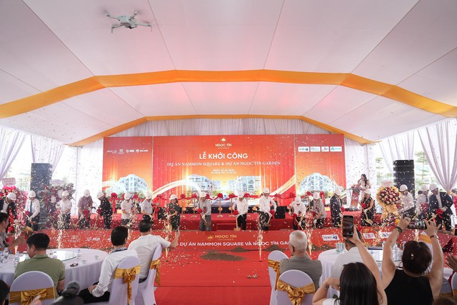Lễ khởi công và ra mắt văn phòng bán hàng dự án NAMMON Square và Ngọc Tín Garden - Ảnh 1