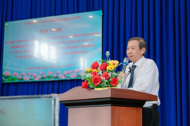 Kết nối nguồn lực công - tư phát triển y tế cộng đồng: Long Châu và UBND Phường Bình Đông (TP.HCM) hợp tác chiến lược - Ảnh 1