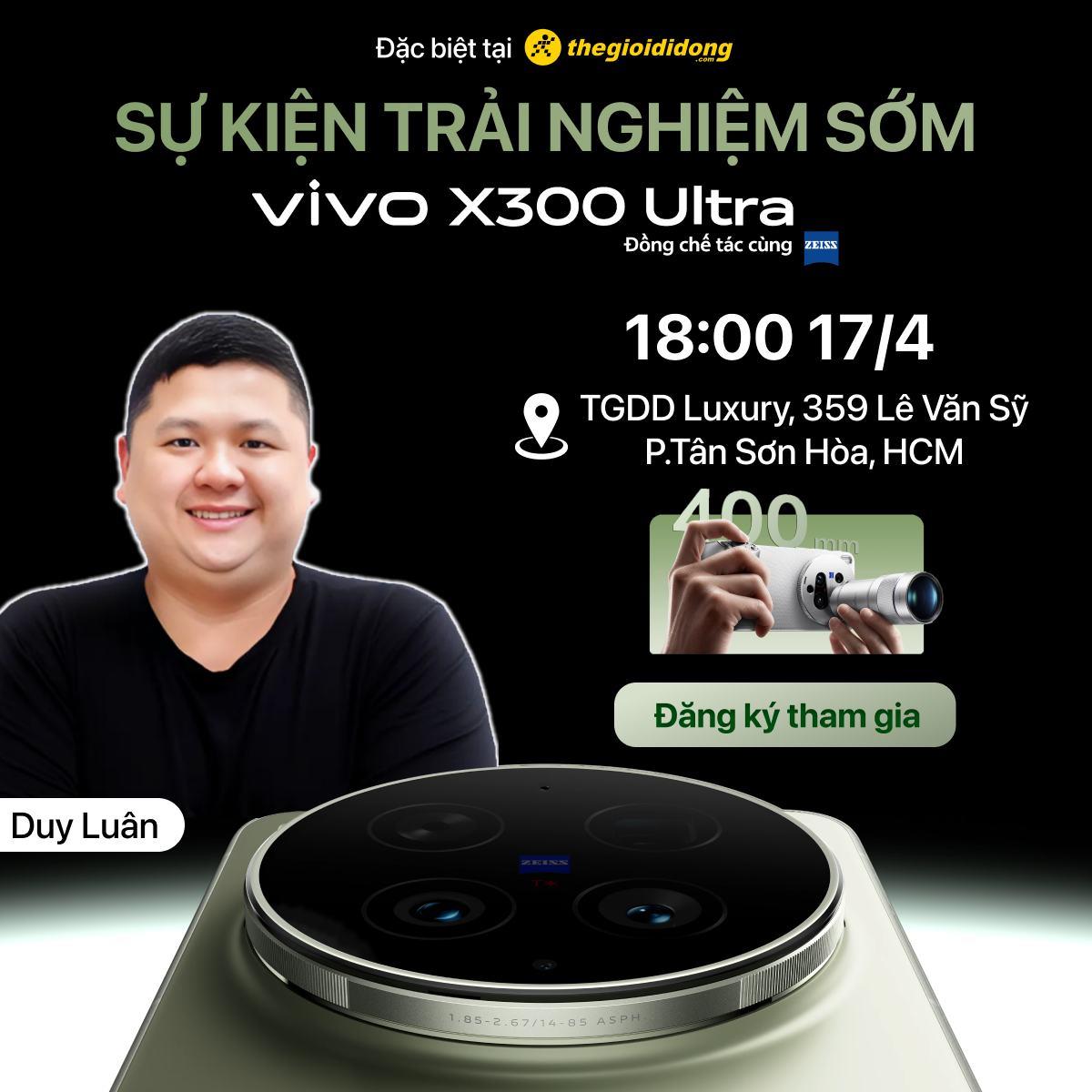 vivo X300 Ultra chính thức mở đặt trước tại Thế Giới Di Động - Ảnh 3