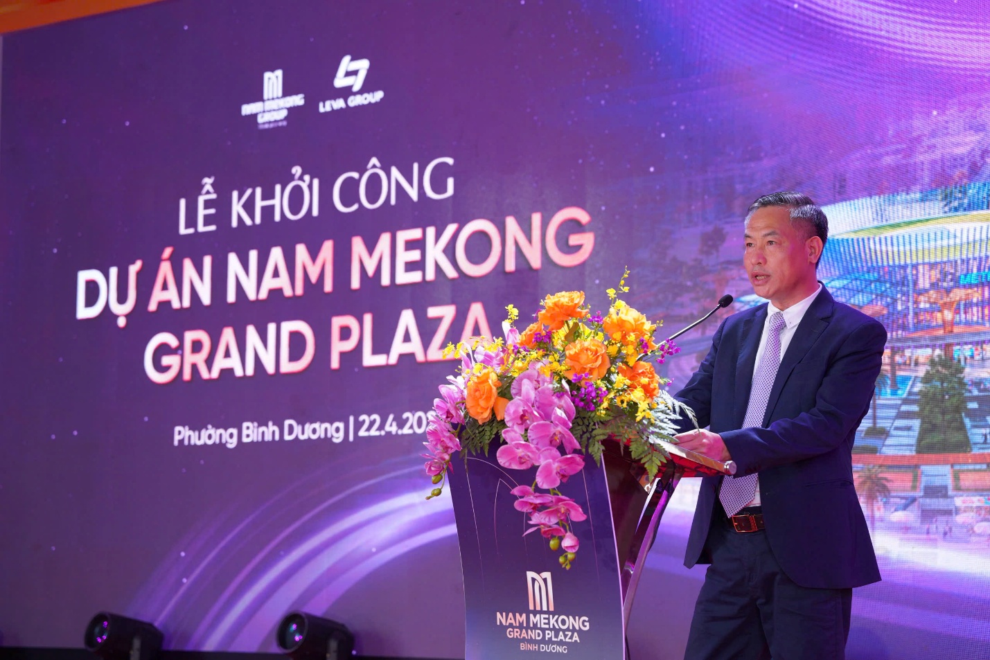 Tập đoàn Nam Mê Kông (VC3) chính thức khởi công Nam Mekong Grand Plaza - Ảnh 2